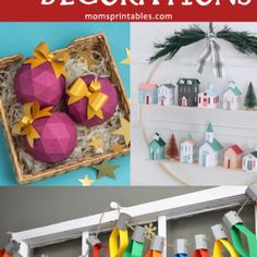 christmas decorations and crafts for kids to make