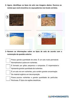 an image of some different types of soil