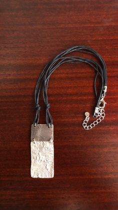 Luxury Silver Necklace With Patina, Reticulation Silver, Silver Artisan Necklace With Patina, Silver Sterling Silver Brutalist Necklace, Brutalist Metal Necklace With Oxidized Finish, Sterling Necklaces, Everyday Necklace, Accessories Jewelry Earrings, Boho Necklace