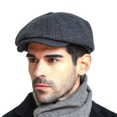 PRICES MAY VARY. 【50% Wool & 50% Viscose Newboys Cap】100% Cotton Lining, breathable and comfortable, this flat ivy gatsby newsboy hat is very easy to fix for never fall on the ground easily 【Four Sizes】Our flat caps for men&women has three sizes fit most heads and all kinds of haircut. Rear adjustable velcro band for snug fit to any head. M/L(6 3/4 - 7): 21.6"-22.4"(55-57CM), L/XL(7 - 7 1/4): 22.1"-22.83"(56-58CM), XL/XXL(7 1/4 - 7 1/2): 22.83"-23.8"(58-60.5CM), XXL/XXXL(7 1/2 - 7 3/4): 23.8"-24 Gray Flat Cap Beret In Casual Style, Casual Gray Flat Cap Beret, Casual Baseball Cap For Fall, Casual Gray Beret For Fall, Vintage Gray Flat Cap Hat, Vintage Gray Flat Cap, Native Cap, Beret Men, Men Native