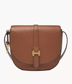 Emery Crossbody - SHB3161210 Brown Leather Crossbody Purse, Purse Trends, Saddle Bag Purse, Trendy Purses, Brown Crossbody Bag, Bag Women Fashion, Stylish Handbags, Fossil Bags, Women Bags Fashion