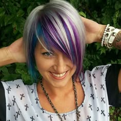 Funky Hair Colors, Short Cropped Hair, Crop Hair, Creative Hair Color, Hair 2018, Short Hair Color, Colorful Hair