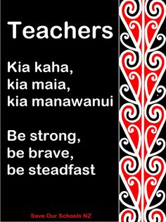 a red and black poster with the words teachers