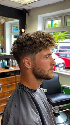 25 Skin Fade Haircuts That Modernize Your Style Half Fade Haircut Men, Sharp Fade Haircut, Men’s Curly Fade Haircut, Low Fade Curly Haircut, Curly On Top Short On Sides Men, Haircut For Curly Hair Men Fade, Faded Curly Hair Men, Men Fades Haircuts, Clipper Haircuts Men