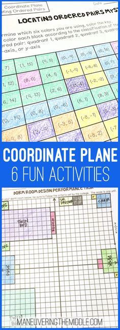 printable coordinate plane activity for kids to practice numbers and place value on the grid