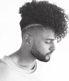 black men hairstyles long curly top Black Man Hair, Fade Mohawk, Undercut Curly Hair, Under Cut, Curly Afro Hair, British Slang, Drop Fade, Trendy Mens Haircuts, Mens Inspiration