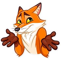 an image of a cartoon fox