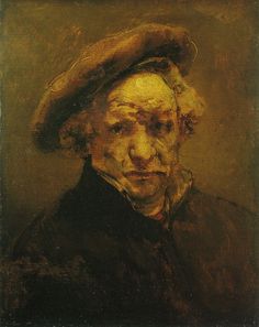 an old man with a hat on his head