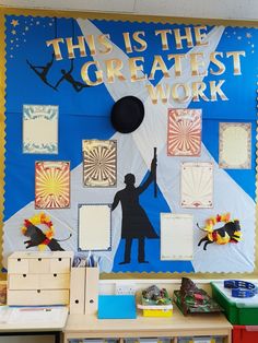 this is the greatest work bulletin board for children to use in their classroom or playroom