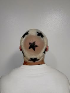 Buzz Cut Designs Men, Flower Buzzcut, Bleached Hair Designs Men, Bleached Buzz Designs, Bald Dyed Hair, Bleached Buzz Cut Men Design, Buzz Cut Dyed Hair Designs, Bleach Buzz Cut, Buzz Cut Dyed Hair Men