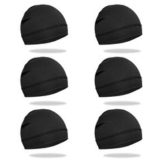 PRICES MAY VARY. 1. Skull Caps Qty : 6 Pcs skull caps packed into 1 package, interchangeable wear with different patterns 2. Comfortable fabric: Sweat wicking beanie is made of polyester material, soft, elastic, breathable, dustproof 3. Multi-scene application: Head wraps suitable both indoor and outdoor activities, such as physical training, playing balls, home life, cycling, hiking, running, climbing, work outisde 4. General size: Hard hat helmet liner fits most people's head circumference, th Branded Caps, Helmet Liner, Sport Hat, Play Ball, Sport Running, Skull Cap, Polyester Spandex, Different Patterns, Head Wraps