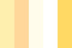 a yellow and white color scheme with different shades