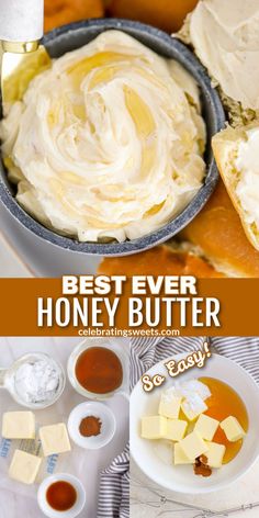 the best ever honey butter recipe is made with only 3 ingredients and it's so easy to make