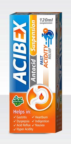 an orange and blue carton of acrex