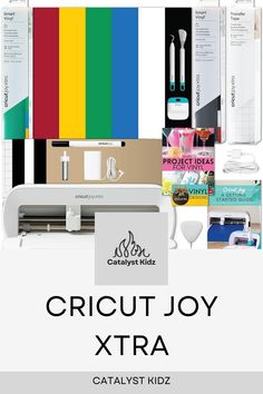 the cricut joy xtra is on display