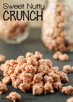 sweet nutty crunch is an easy snack that's ready to be eaten in minutes