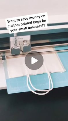 a video demonstrating how to save money on custom printed bags for your small business?