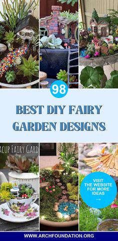 the best diy fairy garden designs