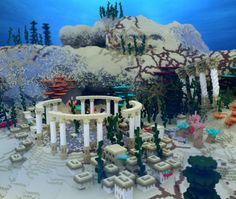 an image of a lego model of a landscape