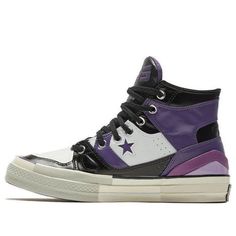 Converse Chuck 70 E260 High 'Black Mystical' 167133C (SNKR/Unisex) Converse Ideas, White Sneakers Shoes, Barbie Closet, Dr Shoes, White Shoes Sneakers, Converse Chuck 70, Black Gums, Chuck 70, Swag Shoes