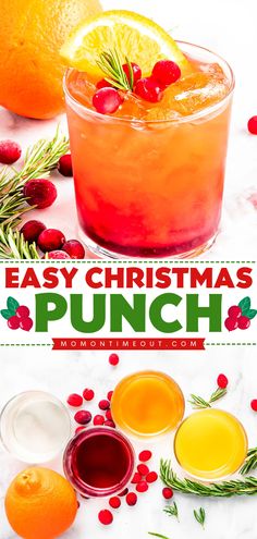 Whip up this Easy Christmas Punch! Gorgeous as it is delicious, this non-alcoholic holiday drink is perfect for celebrating. Just add vodka to this holiday punch for a Christmas cocktail recipe! Easy Punch Recipes Non Alcoholic, Easy Christmas Punch, Non Alcoholic Christmas Punch, Holiday Drinks Alcohol Christmas, Cranberry Cocktail Recipe, Christmas Morning Punch, Best Ina Garten Recipes, Festive Holiday Drinks, Holiday Punch Recipe