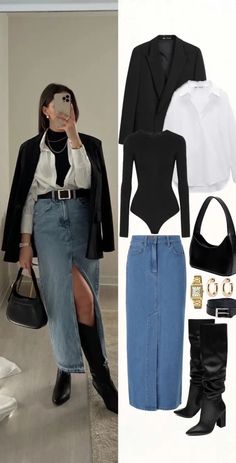 Street Style Outfits Casual, Body Noir, Effortless Outfit, Casual Day Outfits, Classy Work Outfits, Classy Casual Outfits, Easy Trendy Outfits, Fashion Mistakes