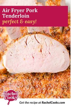 an air fryer pork tender in perfect and easy