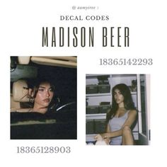 an ad for madison beer with two women in the back seat and one on the front