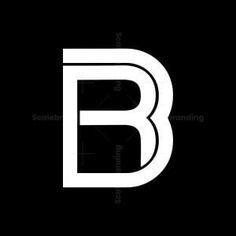 the letter b is made up of white letters on a black background, and it looks like