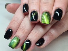 Peridot Nails, Black Square Nails, Wicked Nails, Character Nails, Short Square Acrylic Nails, Disney Nails, Square Acrylic Nails, Square Nails, Black Square