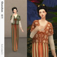 Sims 4 Qipao, Sims 4 Traditional Japanese Cc, Sims Clothes, New Mods, Sims 4 Cc Furniture, Sims 4 Collections, Ts4 Cc