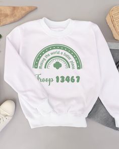 Girl Scout Leader Shirt, Girl Scout Shirts Design Ideas, Girl Scout Troop Shirts, Troop Leader, Girl Scout Ideas, Inspo Pics, Shirt Girl