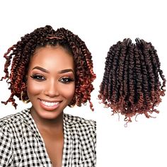 PRICES MAY VARY. ✅1.【Material】: Pre-twisted Passion Twist Crochet Hair is Made by High Quality Low Temperature Synthetic Fiber with a Super Soft & Fluffy Hair Texture, All Handmade and Unique Twist, They are Washable and Reusable ✅2.【Feature】: Natural & Stylish Looking, No Smell and Long-Lasting, No Itch.Super Soft and Lightweight, Itch-Free, Tangle-Free, Shedding-Free ✅3.【Easy Install】: Each Strands Individually Pre-looped, Easy to Install, even Beginners Can Finish the Hairstyle Quickly, Save Short Passion Twists Wigs, Soft Fluffy Hair, Passion Twist Crochet, Passion Twist Hair, Ginger Red, Twist Braid, Crochet Twist, Twist Hair, Twist Braid Hairstyles