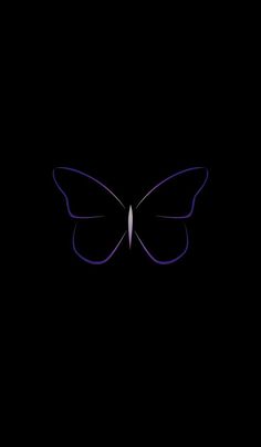 a dark background with a purple butterfly on it's back and the bottom half of its wings