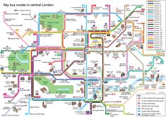 the london underground map is shown in full color