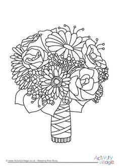 a vase filled with flowers on top of a white background, in black and white