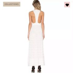 $695 M Missoni Deep V Woven Maxi Dress In White Sz 36 It - Equivalent To Us 0/Xs Nwt Luxury Summer Maxi Dress For Cocktail, Luxury Summer Cocktail Maxi Dress, Designer Fitted Maxi Dress For Summer, Spring Luxury V-neck Maxi Dress, Designer Maxi Length Summer Dresses, Designer Fitted Maxi Dress, Designer White Sleeveless Dress, Missoni Dress, M Missoni