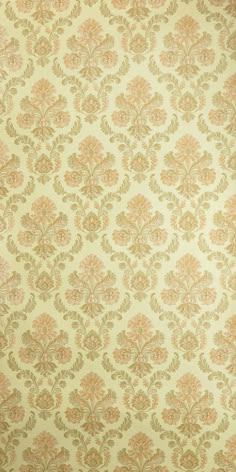 an old fashioned wallpaper with floral designs