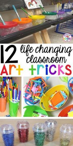 there are many different types of art and crafts for kids to use in the classroom