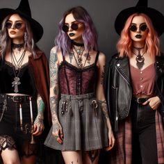 Dark Artsy, Ropa Dark, Artsy Vibe, Bohemian Goth, Witchy Style, Outfits Primavera, Black Clothes, Outfit Primavera