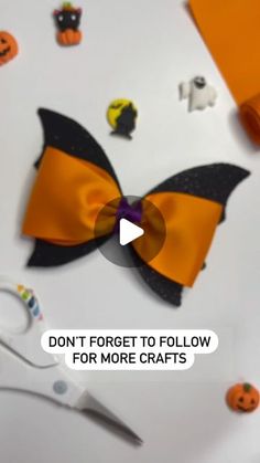 Monica Silva on Instagram: "Part 5 | Halloween Hair Bow Tutorial 🎃 #hairbowtutorial #hairbowdiy #ribbon #moño #liston #halloweencrafts #craftymom" Halloween Bows Diy, Halloween Hair Bows Diy, Halloween Hair Bows, Hair Bow Tutorial, Bow Tutorial, Crafty Moms, Halloween Hair, September 7, Diy Hair Bows