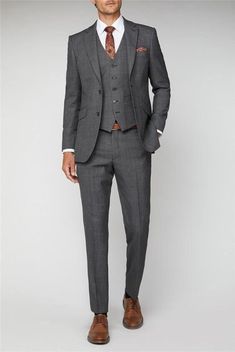 This is a Premium 3 Piece Suit by Menista crafted from high quality fabric and imported materials. Our products are handcrafted by experienced tailors who make sure the that the stitching is precise, lining is proper and the overall product is sturdy enough to not go out of shape for more than a few years. Also all our products have extra margins in their length, sleeves, sides so it's easily alterable if your size changes after some time. To see more available colours and designs in this collec Mens Suit For Wedding, Grey Mens Suit, Grey 3 Piece Suit, Gray Groomsmen Suits, Suit For Men Wedding, Beach Wedding Suits, Grey Tweed Suit