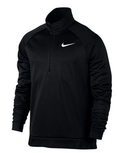 Sport a carefree look with this men's Nike therma top. Brand new with tags The Nike Men’s Therma Long Sleeve Quarter Zip Shirt keeps you covered and comfortably warm. Nike Therma fabric delivers breathable warmth, while the 1⁄4-zip design allows for customizable coverage. Raglan sleeves promote full mobility, and an elongated hem keeps you covered while you move. Get a streamlined feel with this Therma Long Sleeve Quarter Zip Shirt. PRODUCT FEATURES • Therma fabric traps heat in to keep you warm Trash Fashion, Nike Quarter Zip, Zip Shirt, Thermal Sweater, Training Tops, Black Sweatshirt, Active Wear Tops, 1/4 Zip, Men's Nike