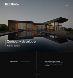 the front cover of a new house magazine, featuring an image of a modern home