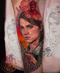 Ellie The Last Of Us Tattoo Ideas, The Last Of Us Tattoo Ideas, The Last Of Us Tattoo, Last Of Us Tattoo, Us Tattoo, Ellie The Last Of Us, Sleeve Ideas