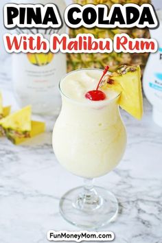 pina colada with malbu rum recipe