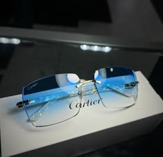 #cartier #cartiereyewear #eyewear #sunglasses #usa #nyc #blue #blueeyewear #euroopticanyc #eurooptica #storenewyork #eyefashion #luxurystyle #luxuryeyewear #manhattan #elitestore #brandsunglasses Cartier Shades, Cartier Sunglasses