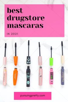 These are the SIX best drugstore mascaras in 2021 based for thickerlongerfuller lashes that last all-day long. Expensive Makeup Brands, Canadian Lifestyle, Mascara Application