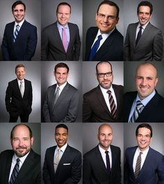 many different headshots of men in suits and ties