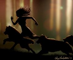 Faeriewood - Running with wolves by Liza Lambertini.  This is how I feel when I'm running and listening to "Hungry Like the Wolf" on my MP3 player. Running With Wolves, Sheep In Wolves Clothing, Wolves And Women, Charcoal Drawings, Wolf Girl, Anime Wolf